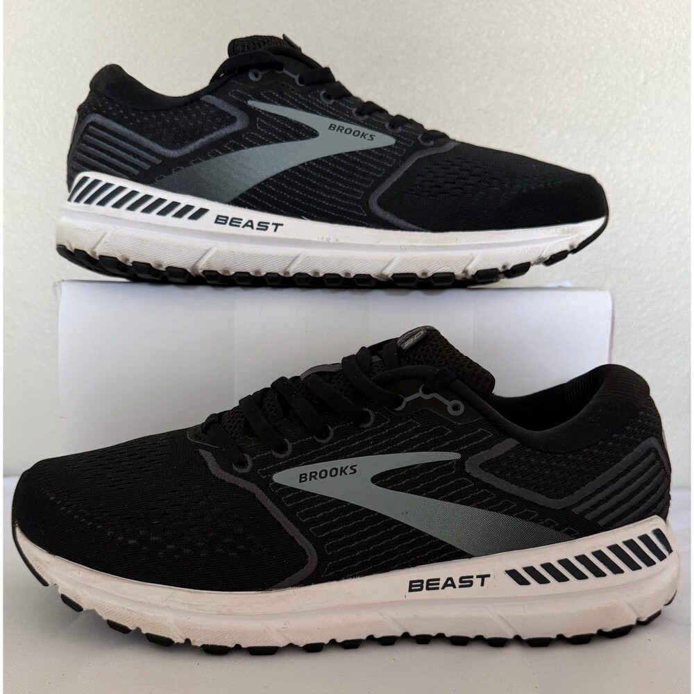 Brooks Beast 20 Shoes Mens Size 10D Black Running
